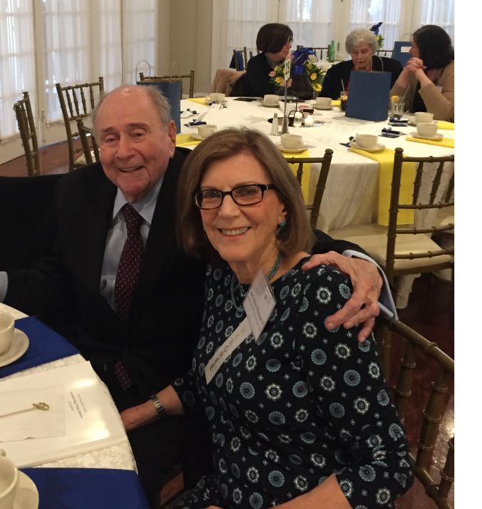 Honoree, Judy Hirshon pictured with husband, Bruce.