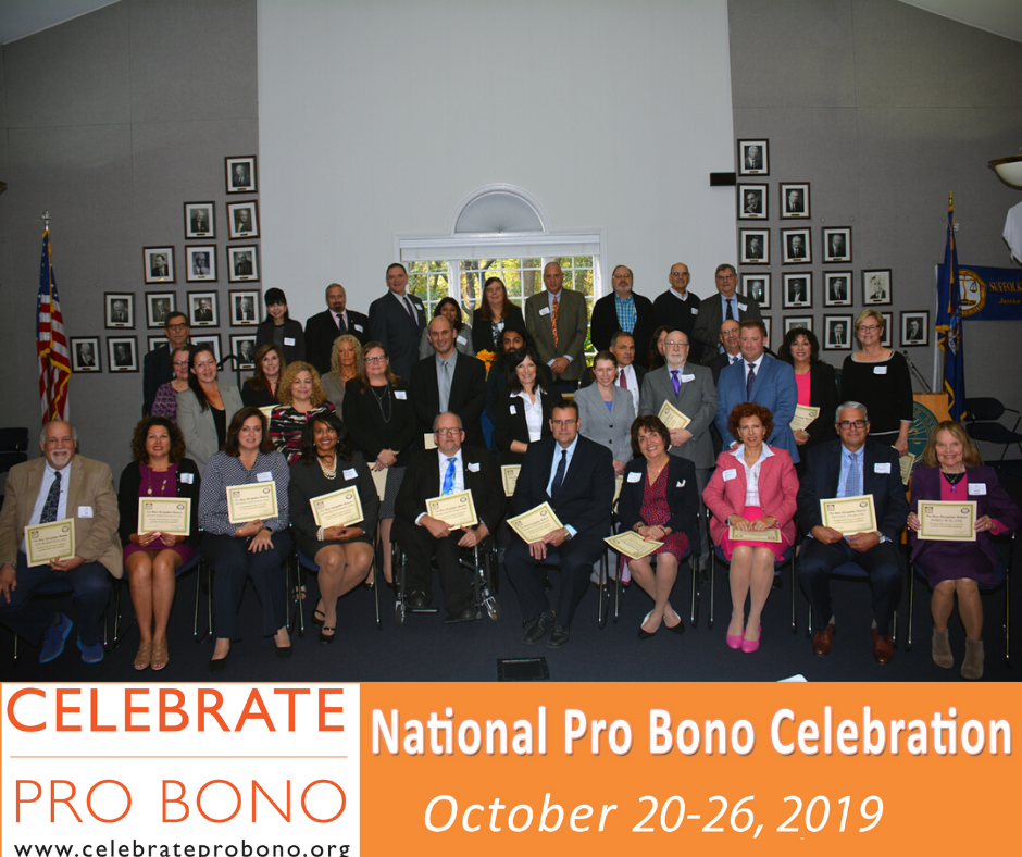 In honor of Pro bono Week, our Suffolk County Pro Bono Project celebrated our pro bono heroes