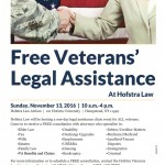 Hofstra Offers Free Legal Assistance to Veterans