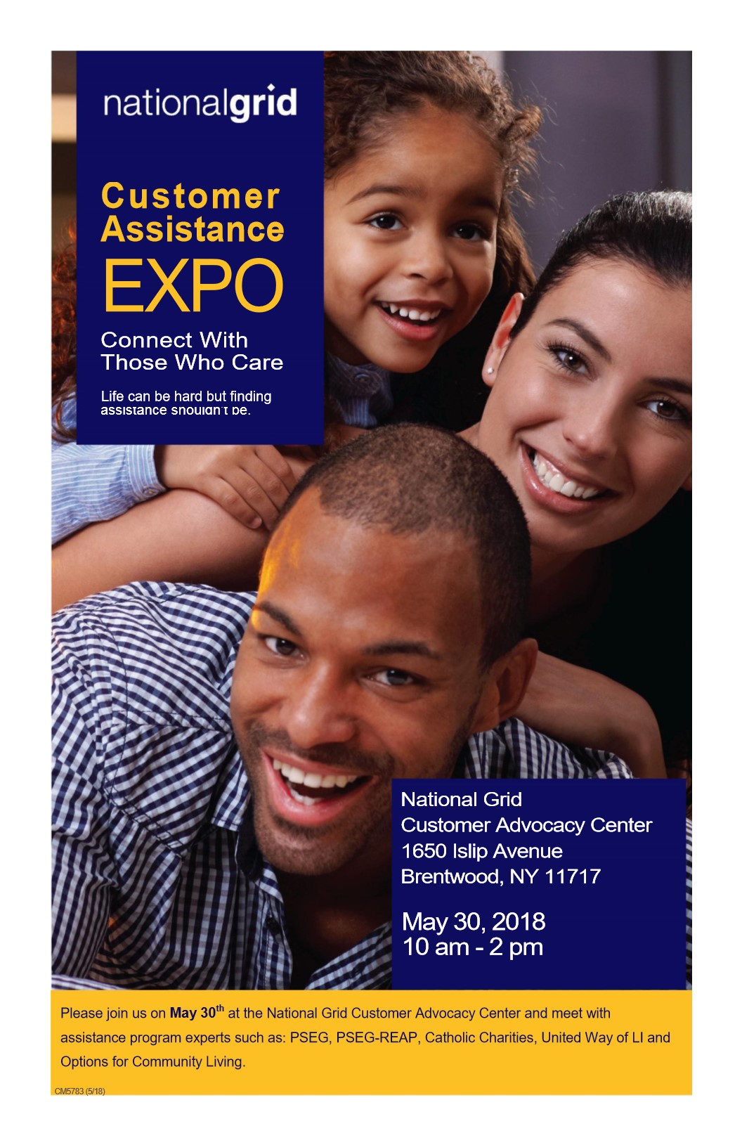 National Grid Customer Assistance Expo- May 30, 2018